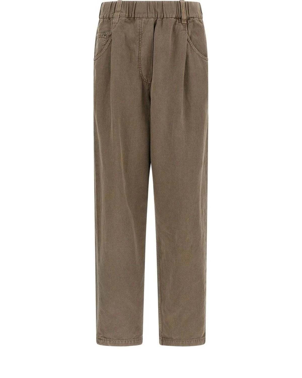 Brunello Cucinelli Trouser in brown, Cotton