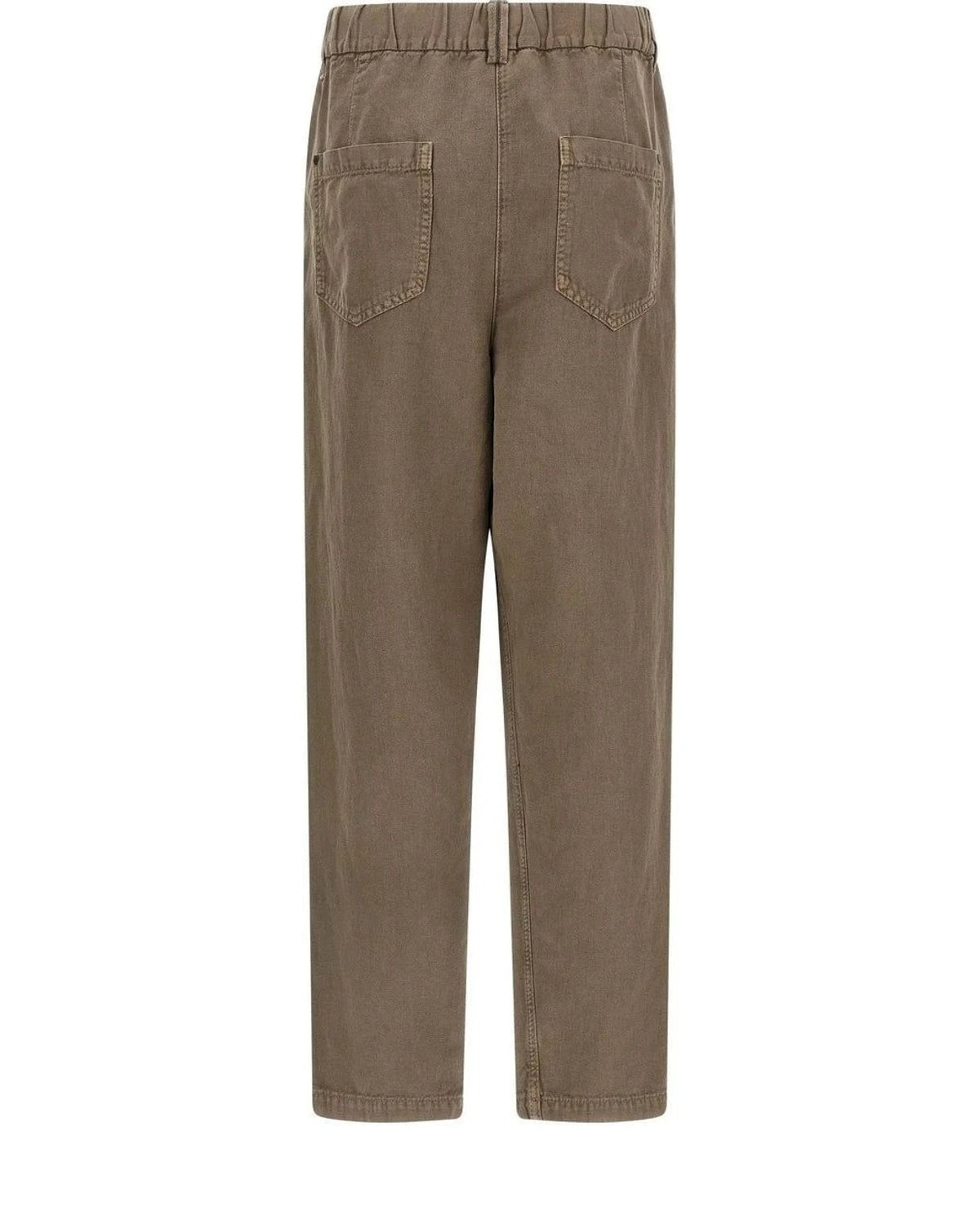 Brunello Cucinelli Trouser in brown, Cotton — view 2