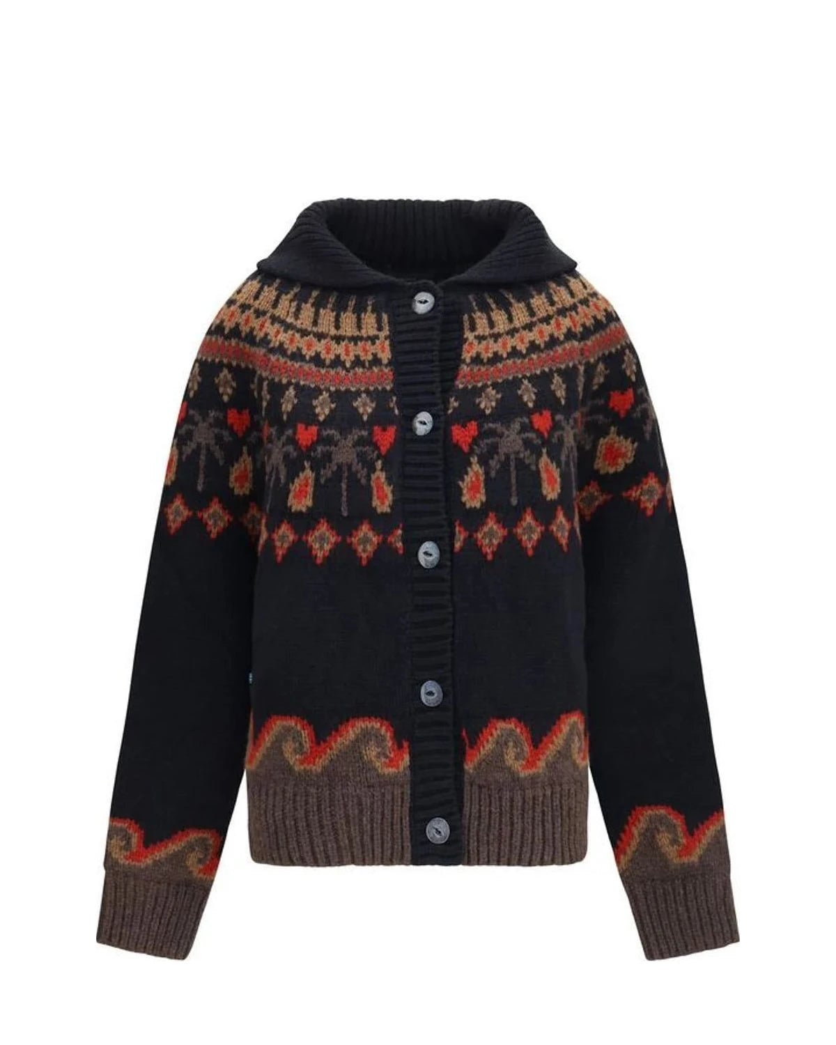 Alanui Cardigan in multicolor, Fleece Wool