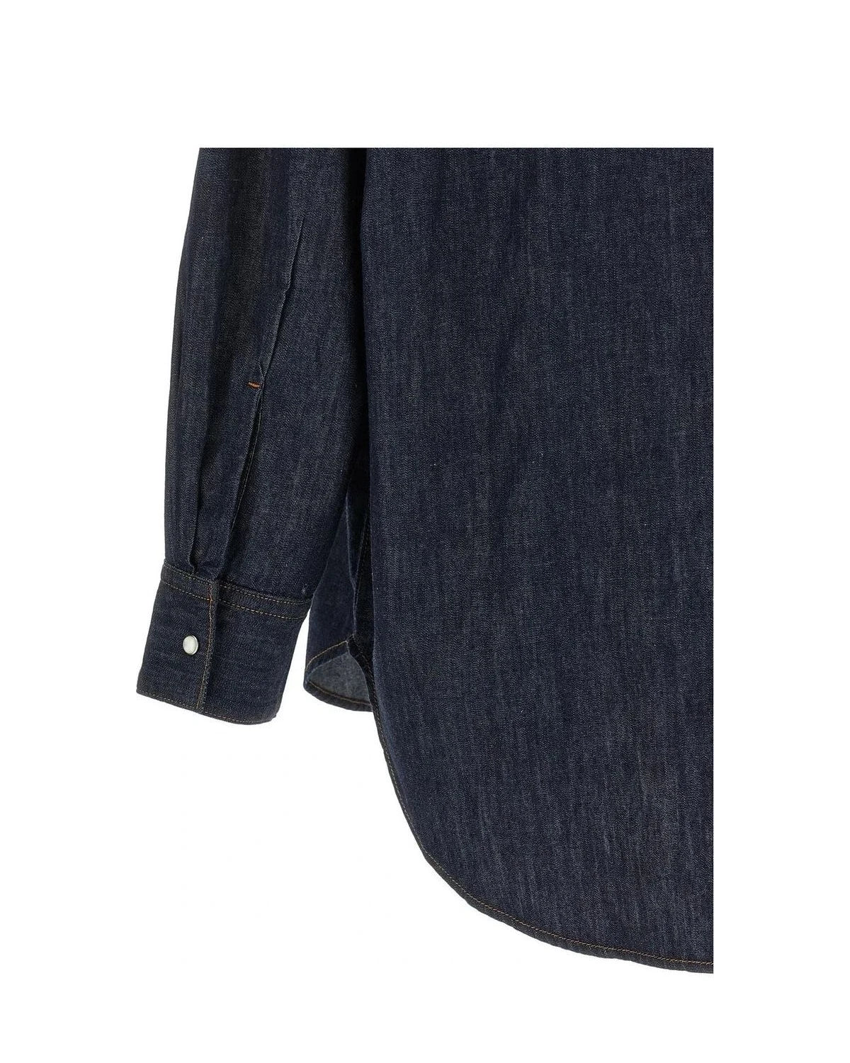 Khaite Dress Shirt in blue, Cotton β view 4