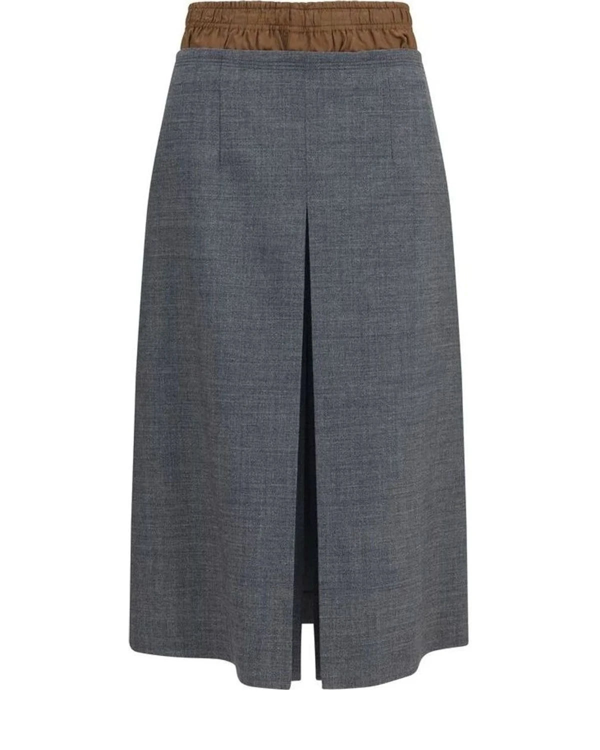 Prada Skirt in gray, Merino Wool