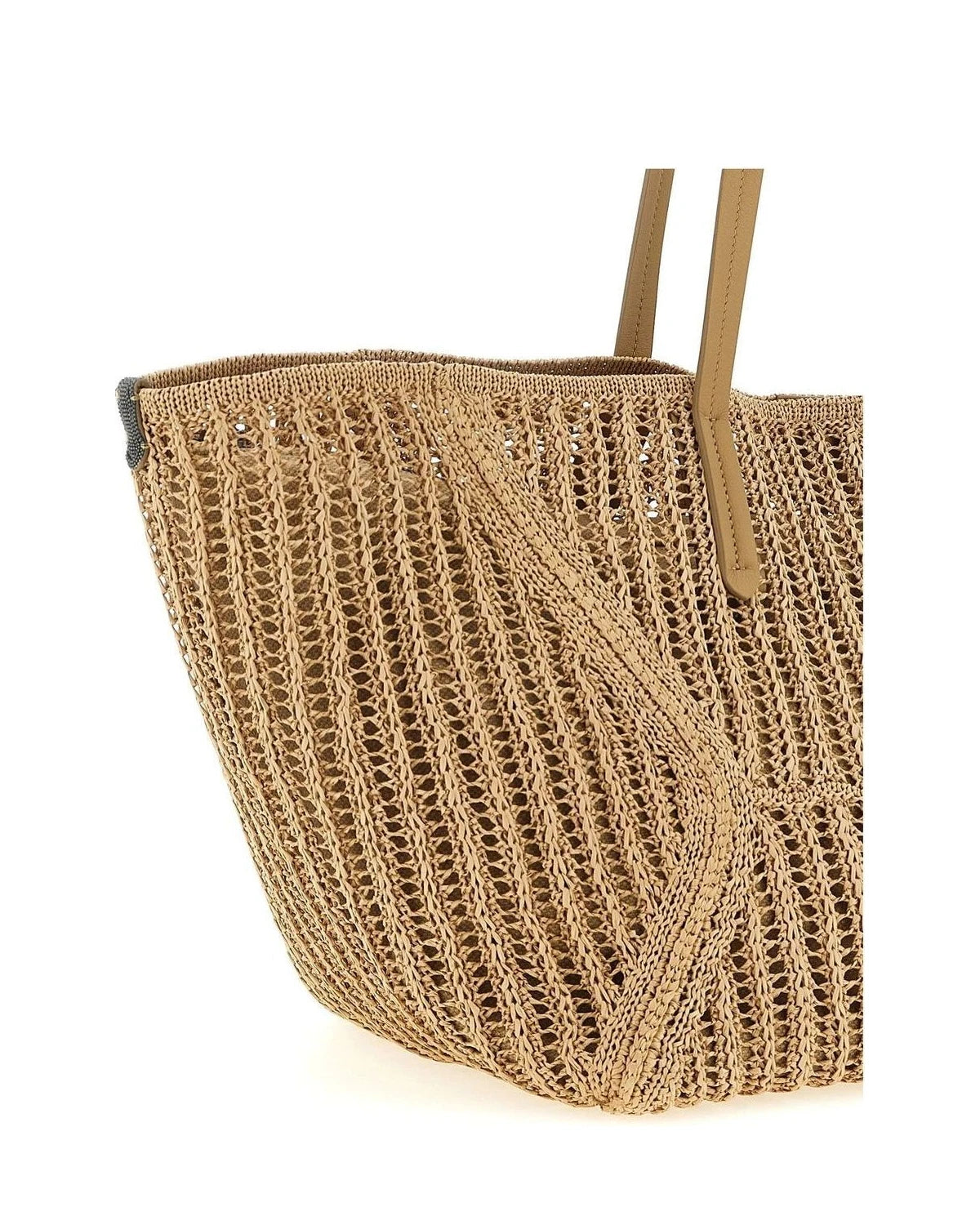 Brunello Cucinelli Tote Bag in beige, Polyamide — view 3