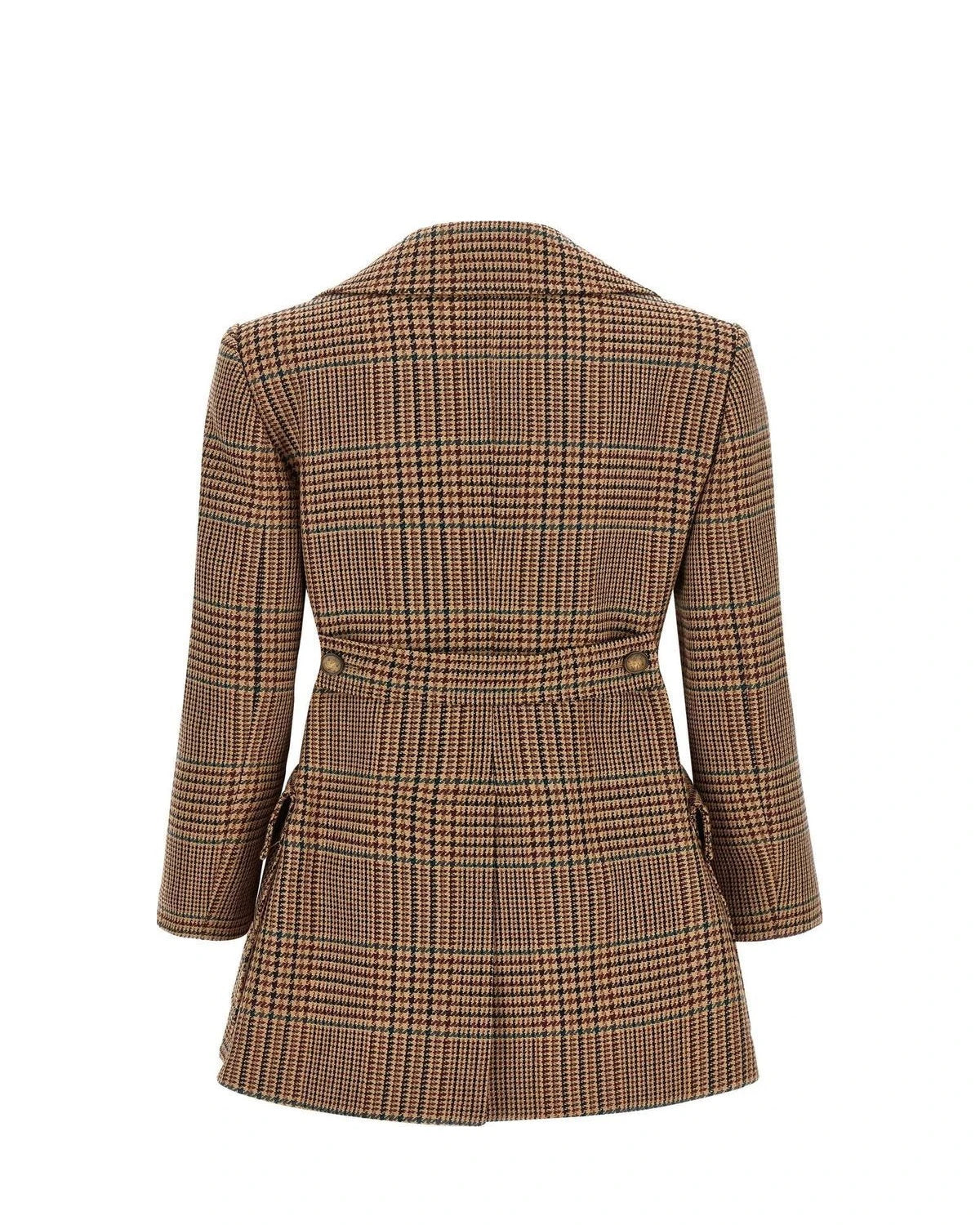 Etro Pea Coat in brown, Wool β view 2