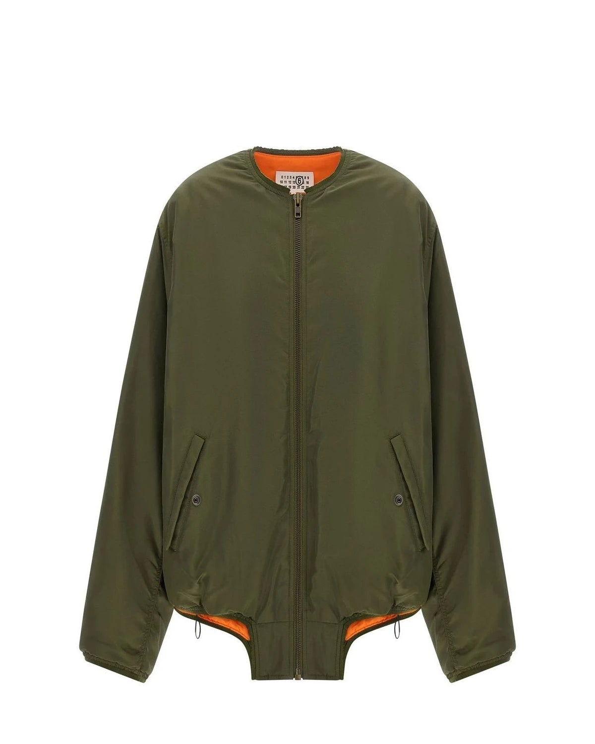 MM6 Maison Margiela Bomber Jacket in green, Polyamide