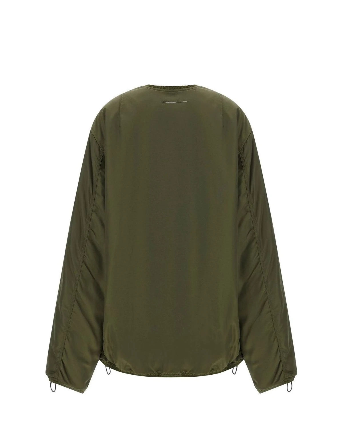 MM6 Maison Margiela Bomber Jacket in green, Polyamide — view 2