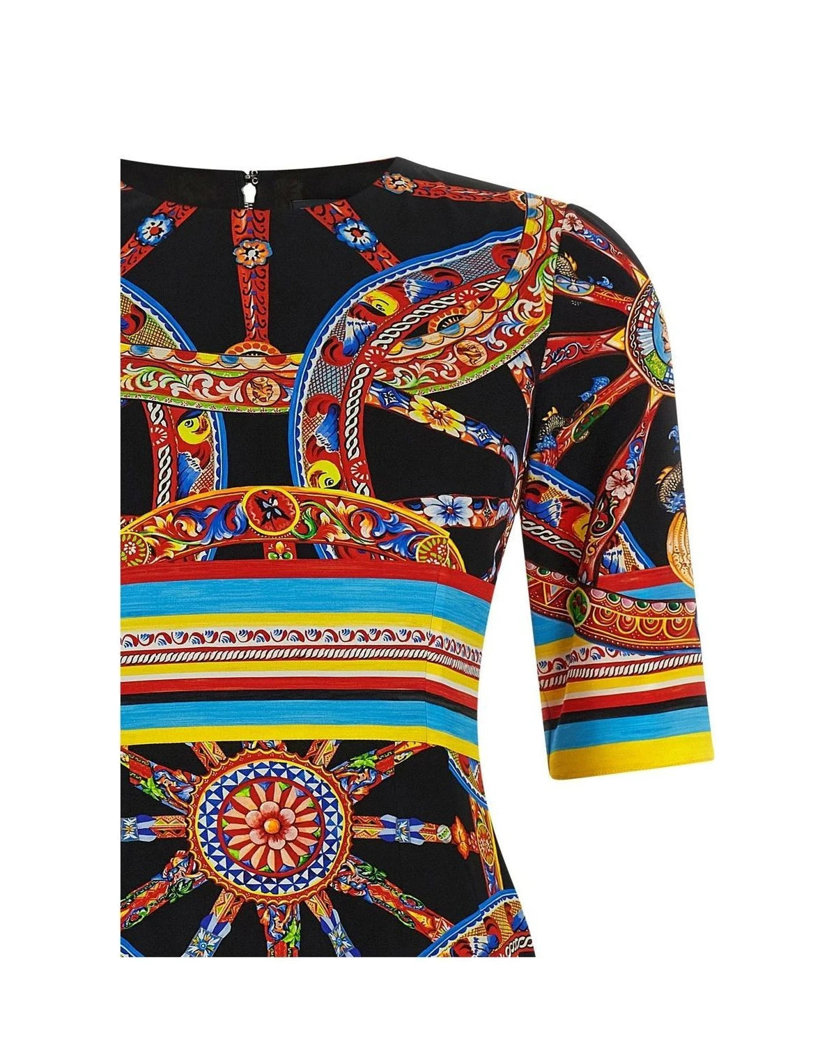 Dolce & Gabbana Dresse in multicolor, Silk — view 3