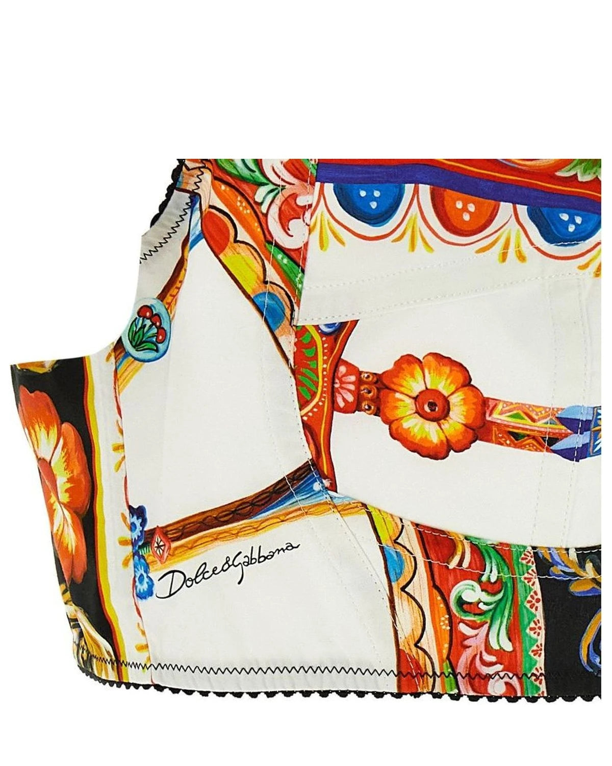 Dolce & Gabbana Multicolor Corset Top