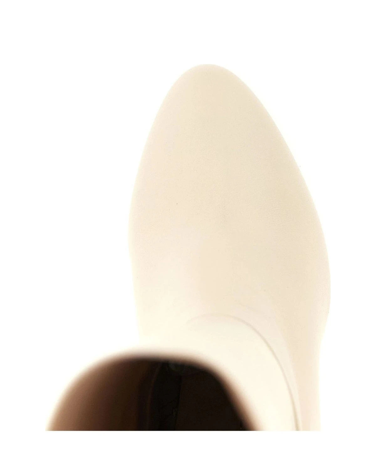 Stuart Weitzman Knee High Boots in white, Lamb Leather — view 4