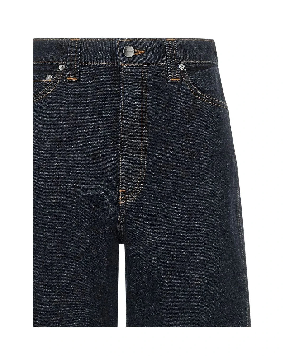 Khaite Jean in blue, Cotton — view 3