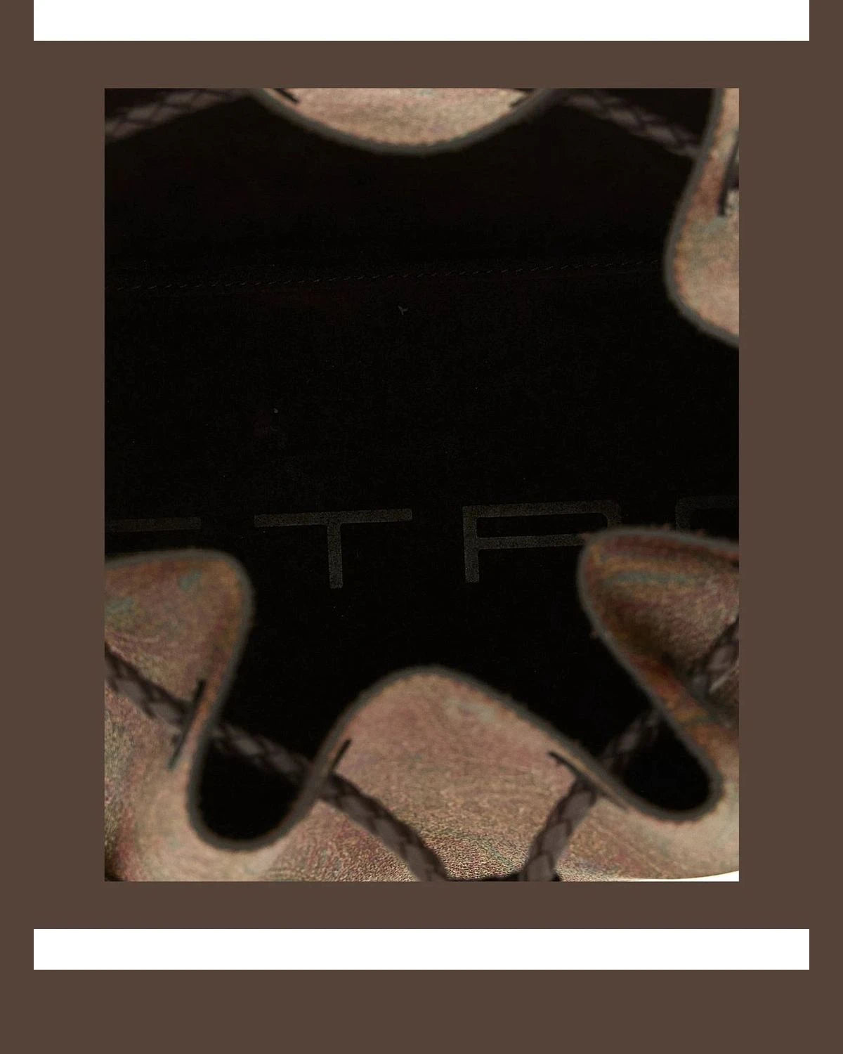 Etro Bucket Bag in brown, Cotton — view 5