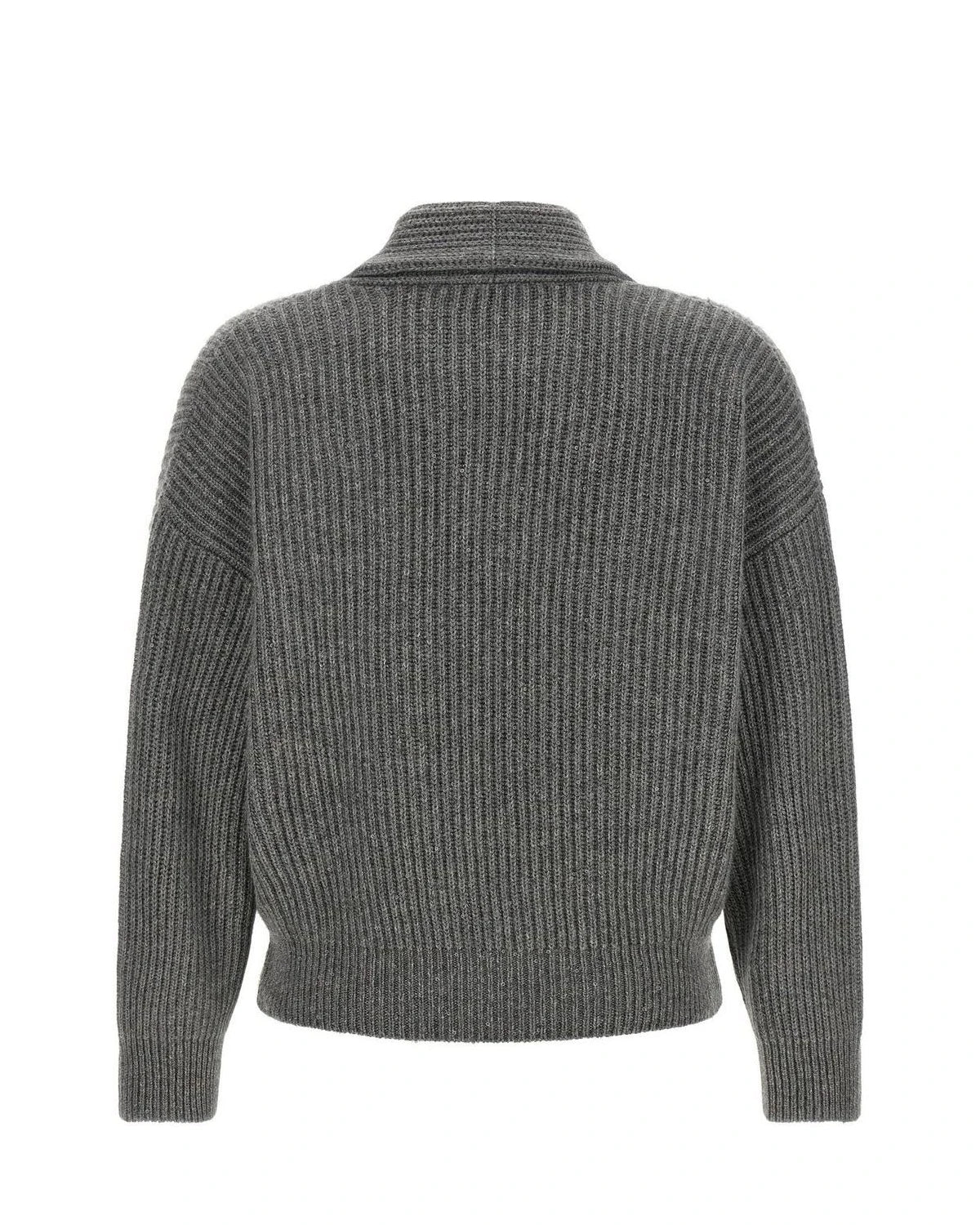 Brunello Cucinelli Cardigan in gray — view 2