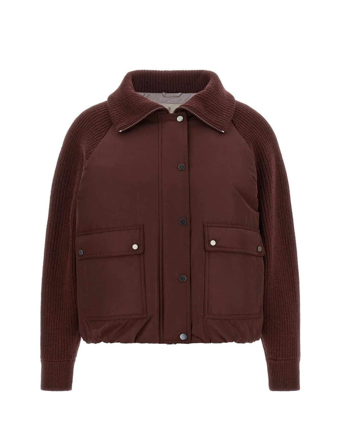 Brunello Cucinelli Bomber Jacket in red