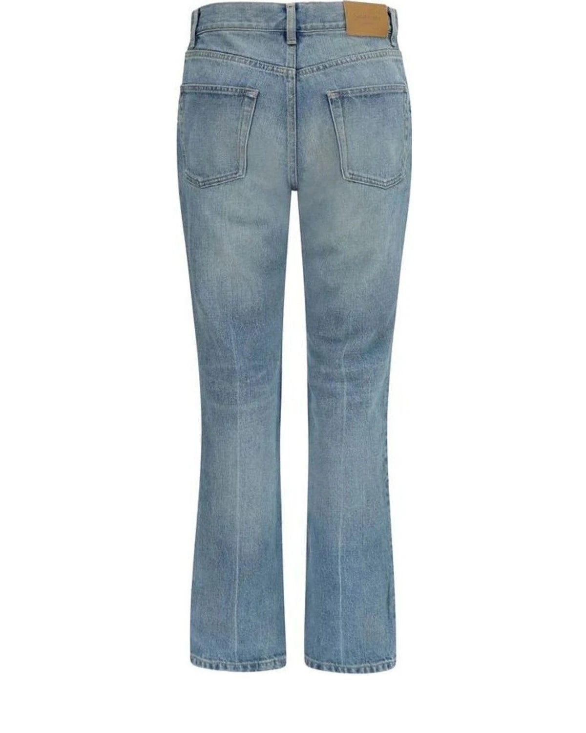 Saint Laurent Jean in blue, Cotton — view 2