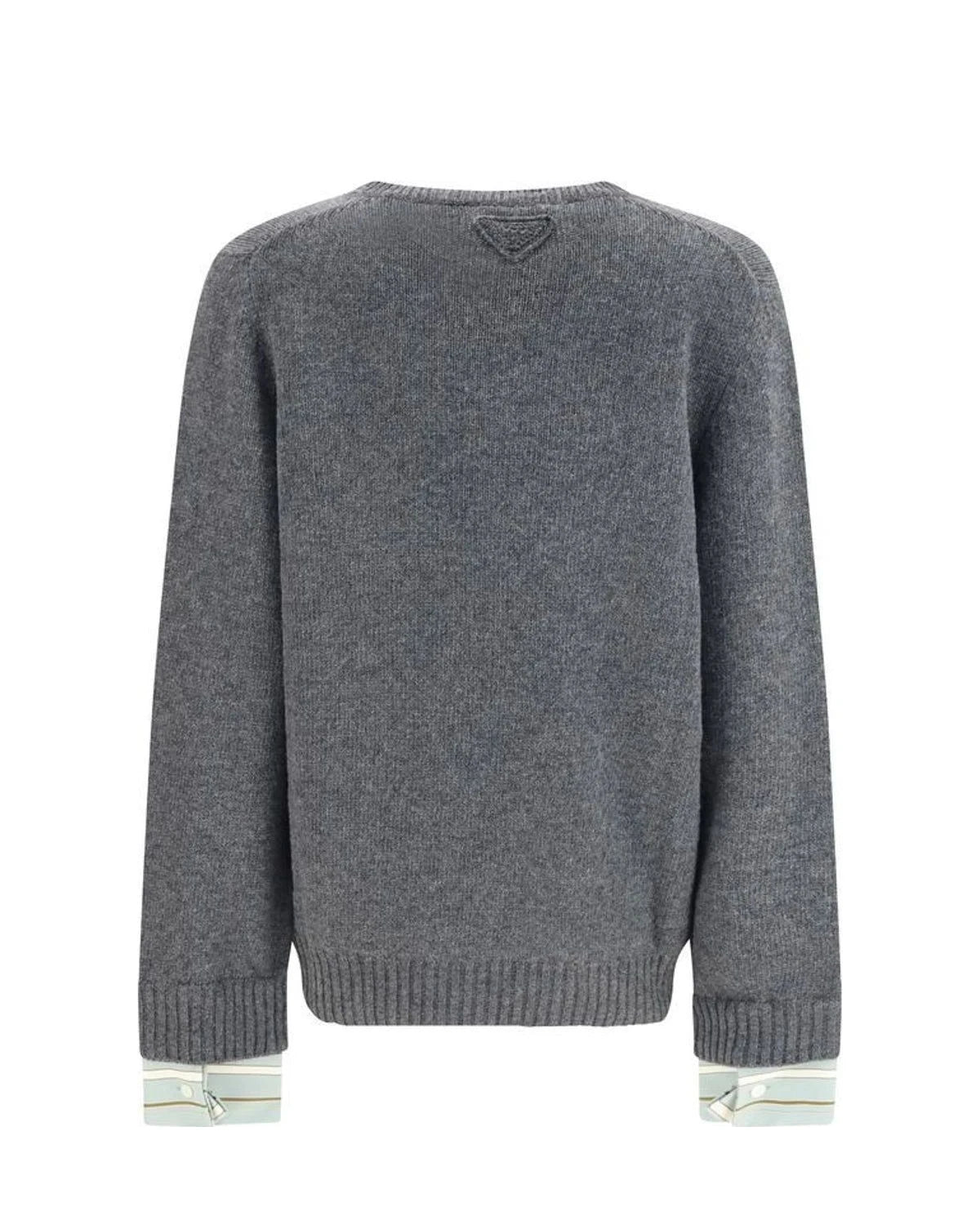 Prada Sweater in gray, Fleece Wool — view 2