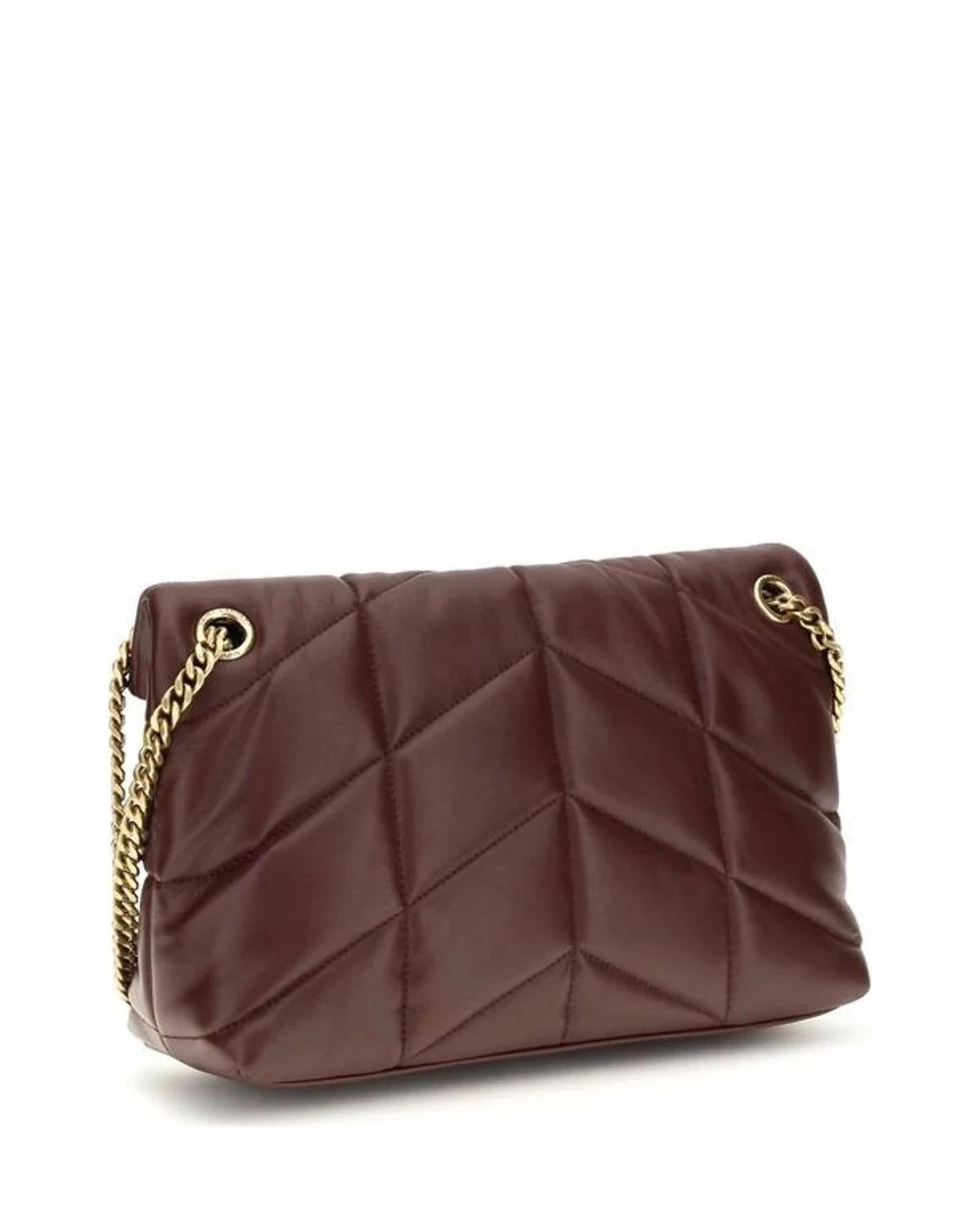 Saint Laurent Shoulder Bag in red, Lamb — view 3