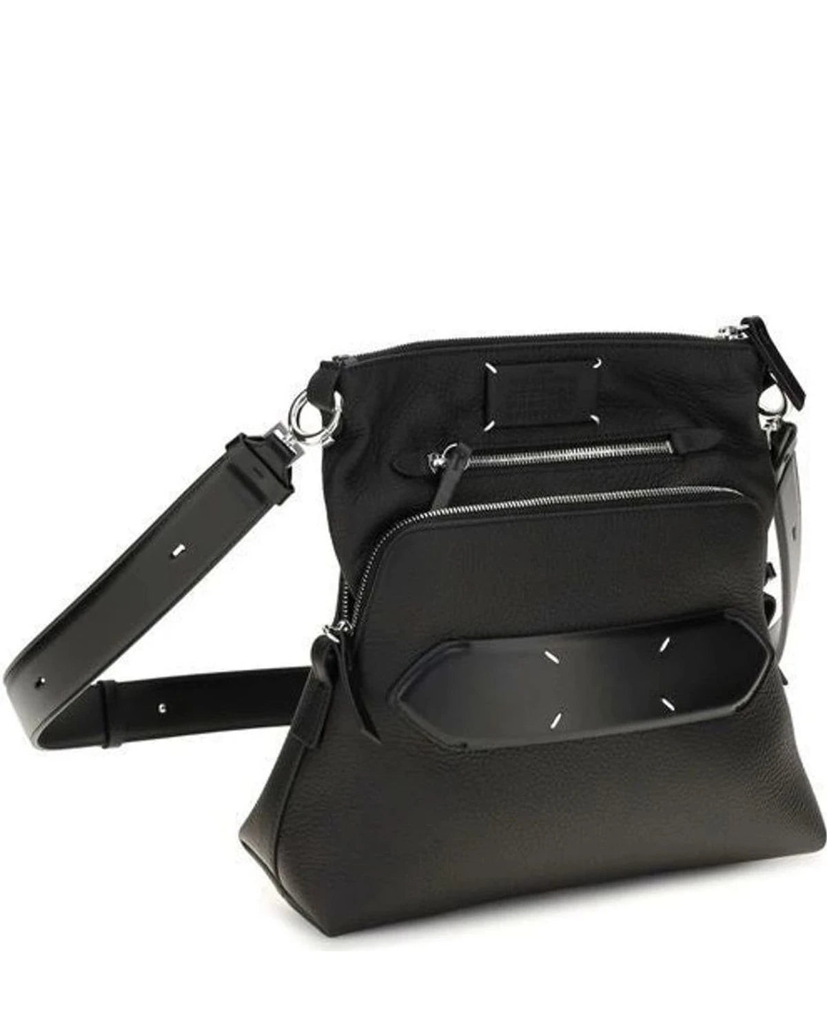 Maison Margiela Cross Body Bag in black, Lamb — view 2