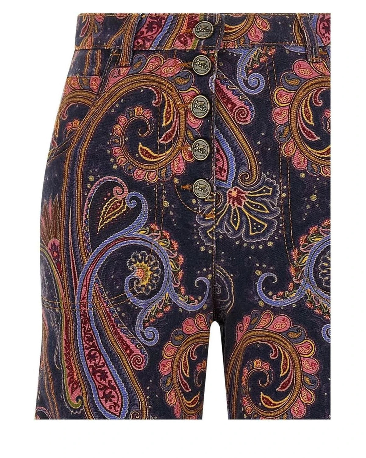 Etro Jean in multicolor, Cotton — view 3
