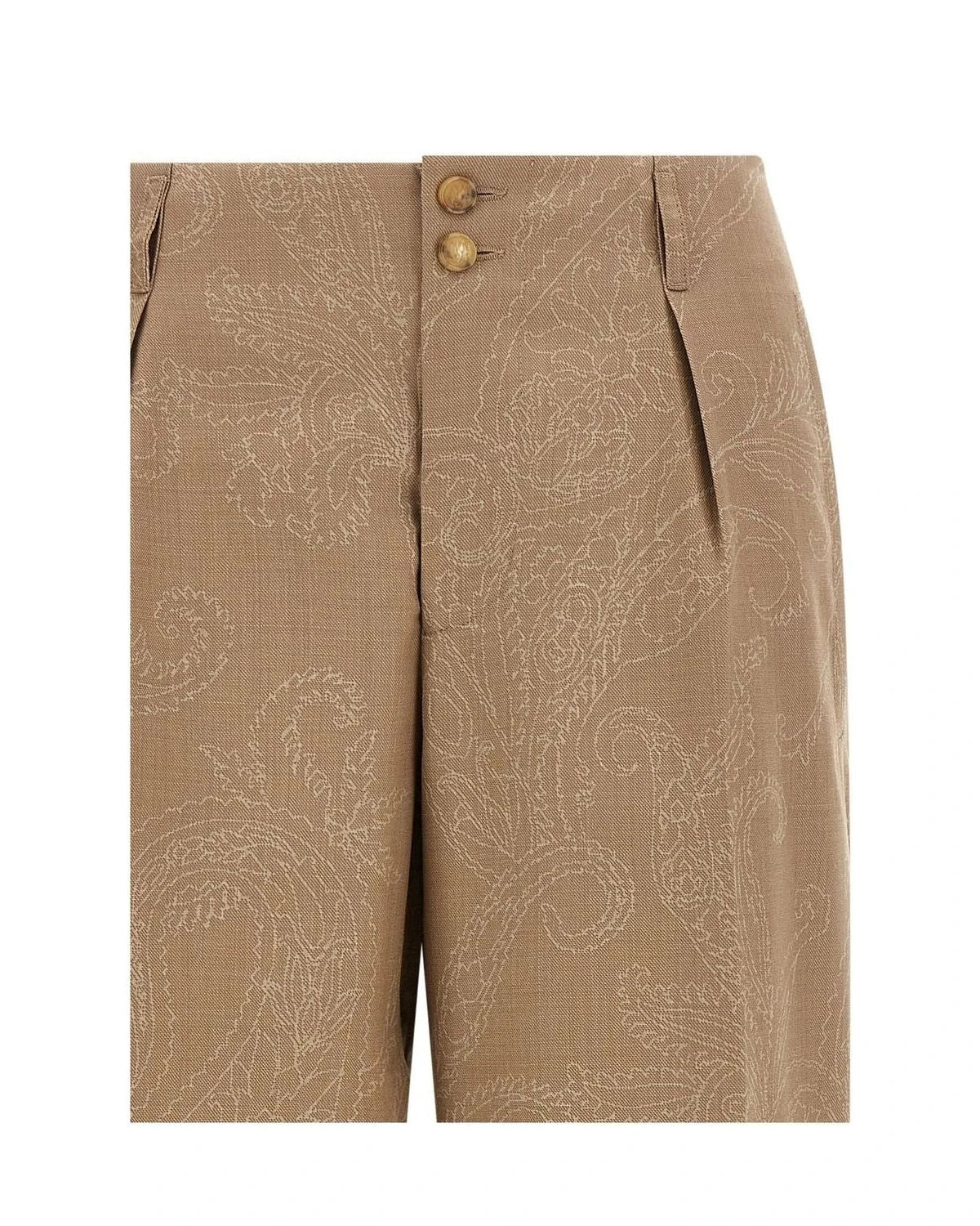Etro Trouser in beige, Wool β view 3