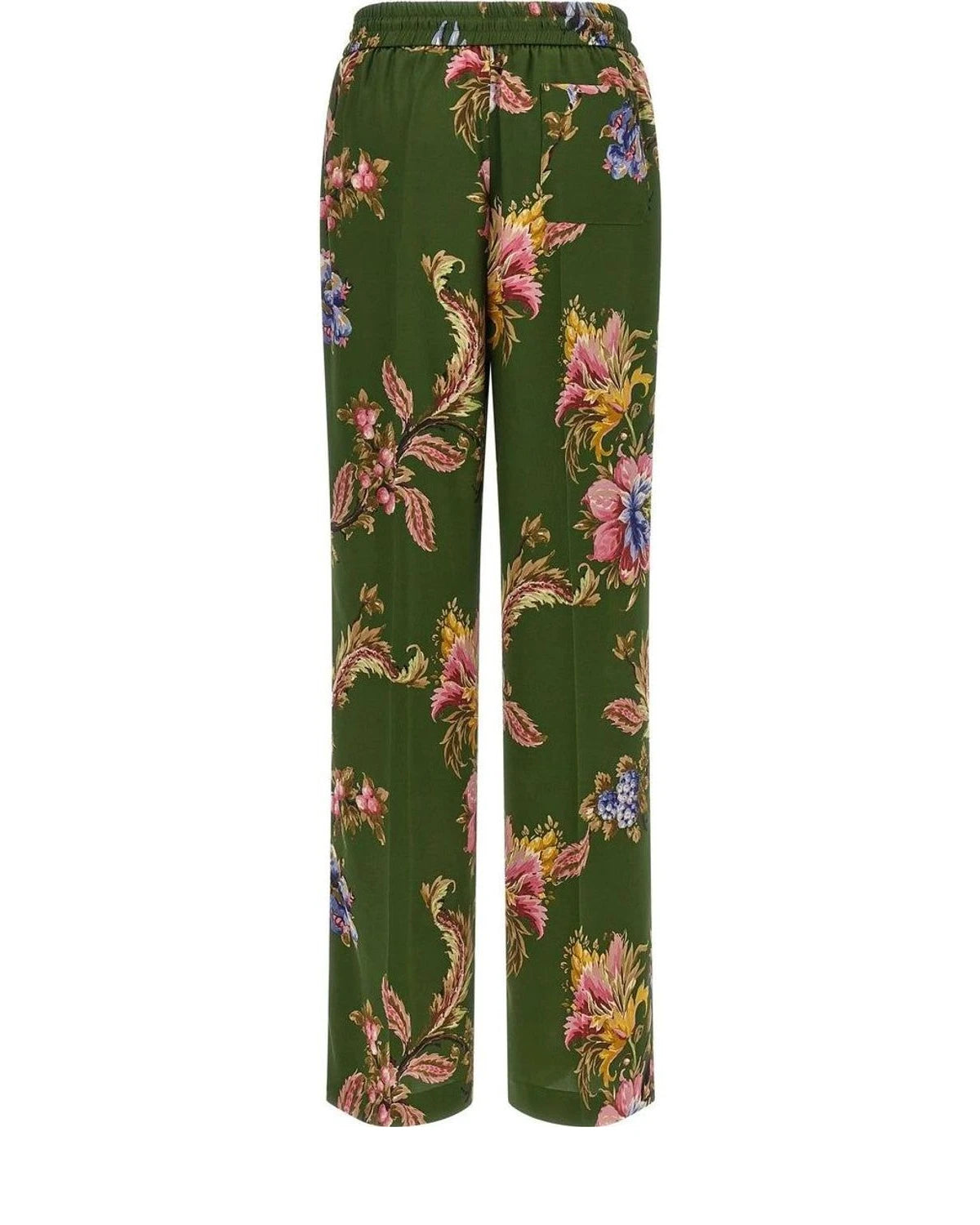 Etro Trouser in green, Polyester — view 2