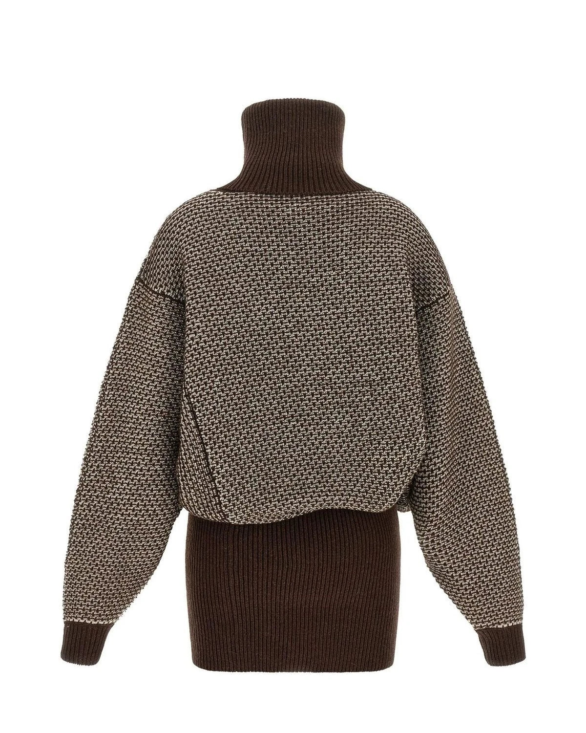MM6 Maison Margiela Dresse in brown, Wool — view 3