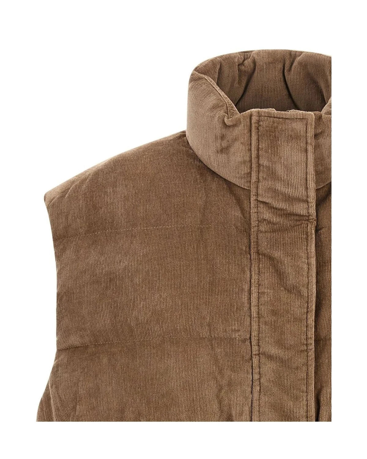 Brunello Cucinelli Vest in beige, Viscose — view 3