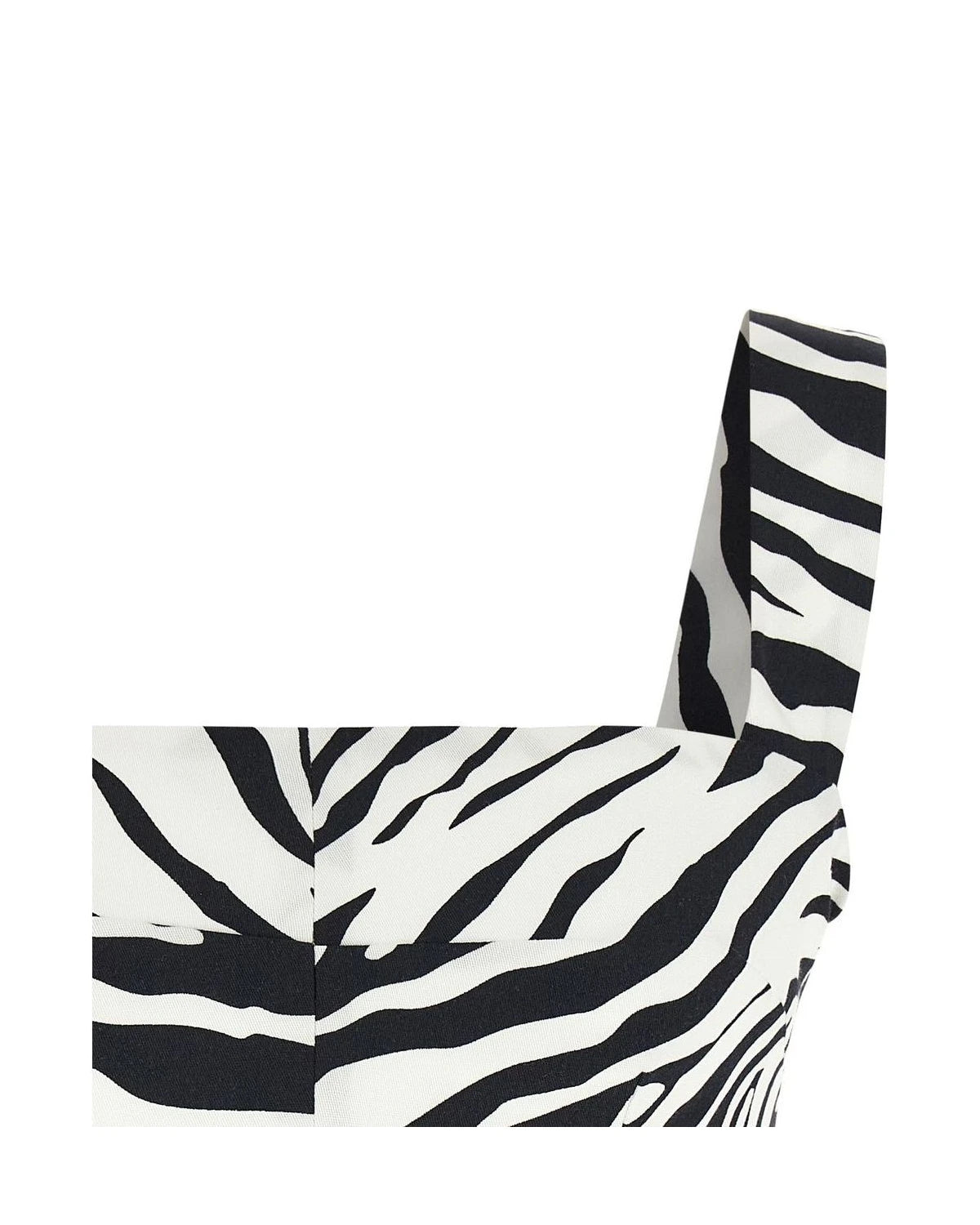 Dolce & Gabbana Zebra Corset Top
