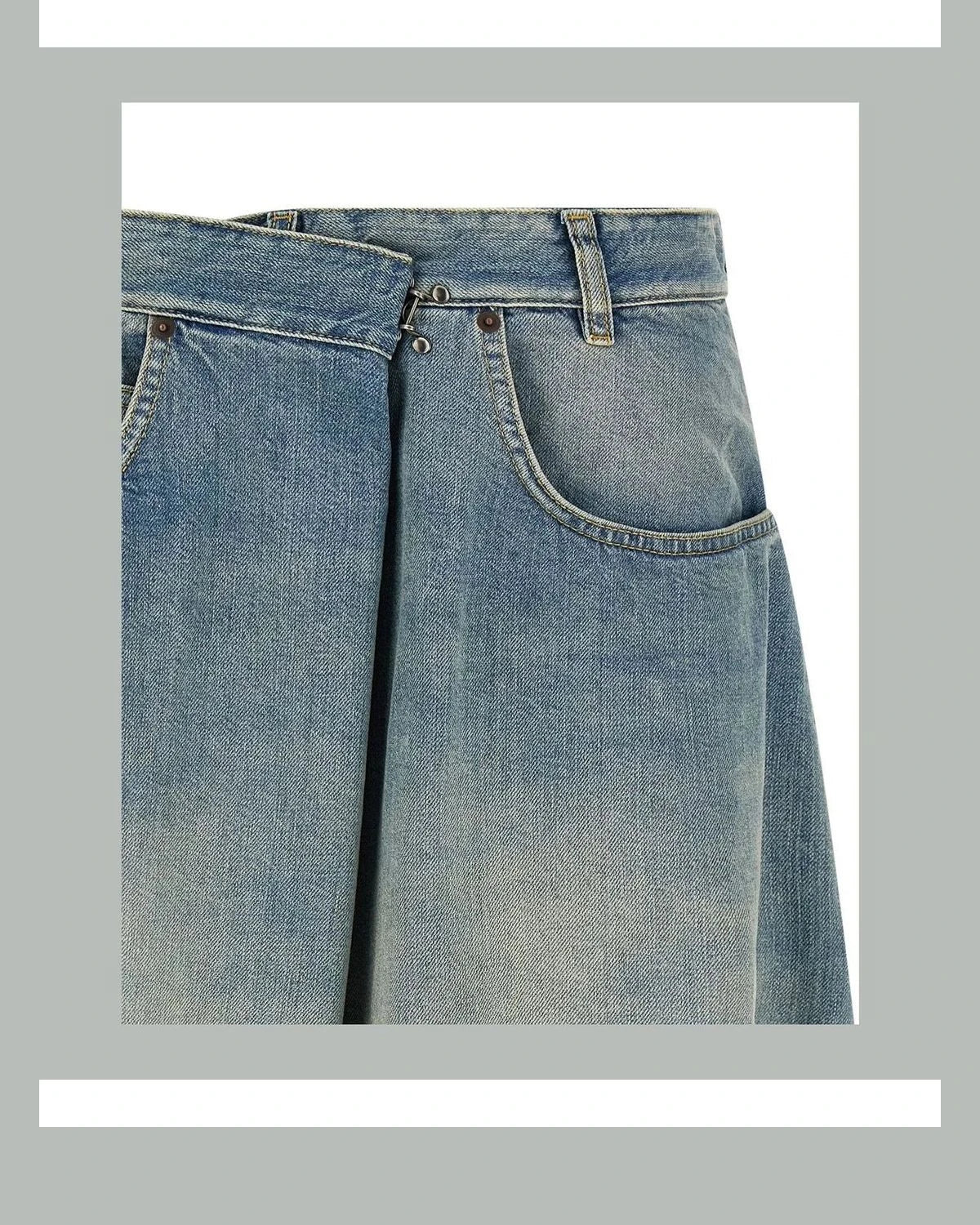Maison Margiela Skirt in blue, Cotton โ view 3