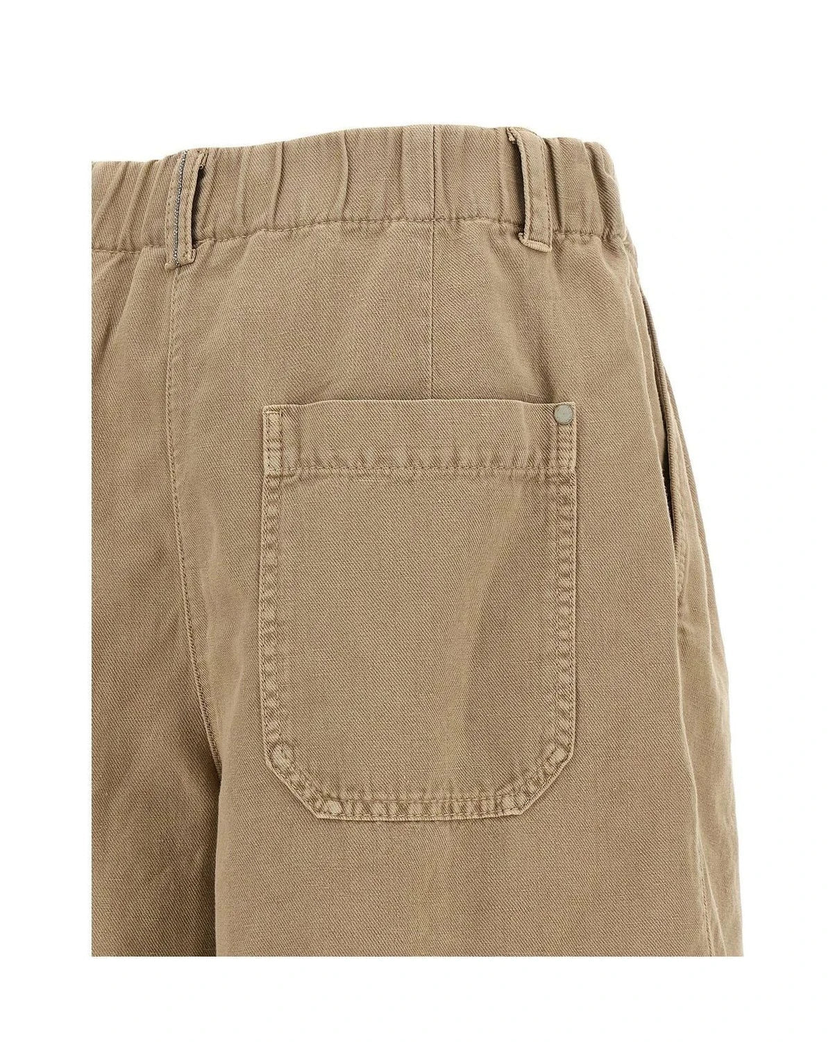 Brunello Cucinelli Chino Short in beige, Cotton — view 4