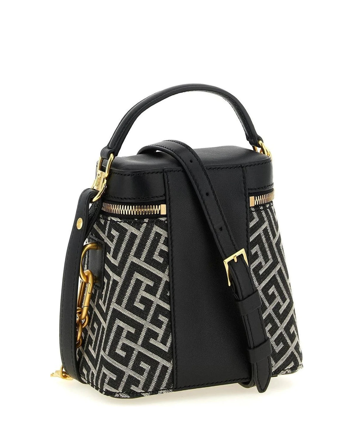 Balmain Satchel Bag in black, Polyester — view 2