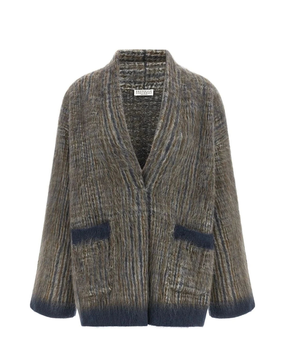Brunello Cucinelli Cardigan in gray — view 2