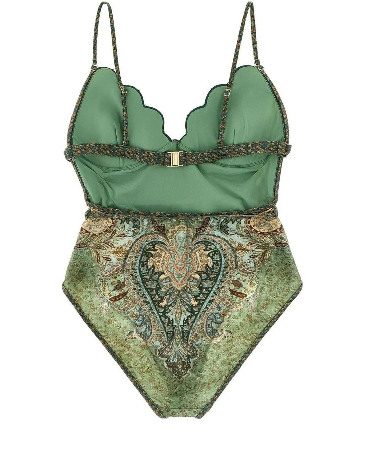 Zimmermann One-Piece Swimsuit in green, Polyamide — view 2
