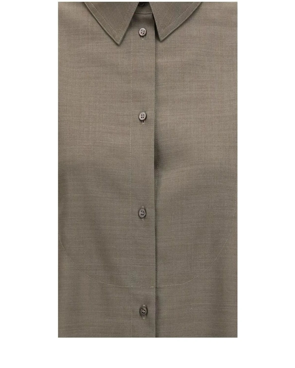 Jacquemus Dress Shirt in gray, Cotton — view 3
