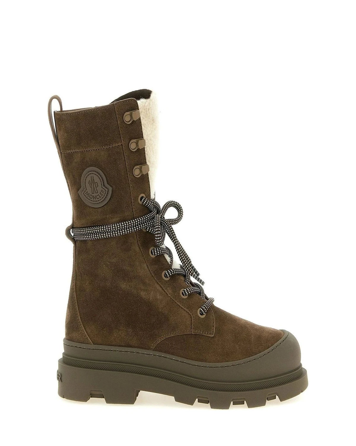 Moncler Boots in brown, Leather