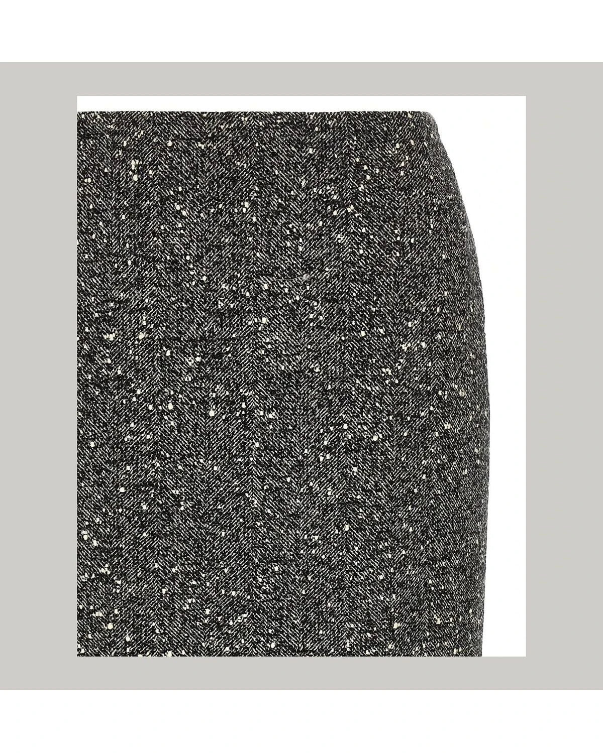 Valentino Garavani Skirt in gray, Virgin Wool — view 3