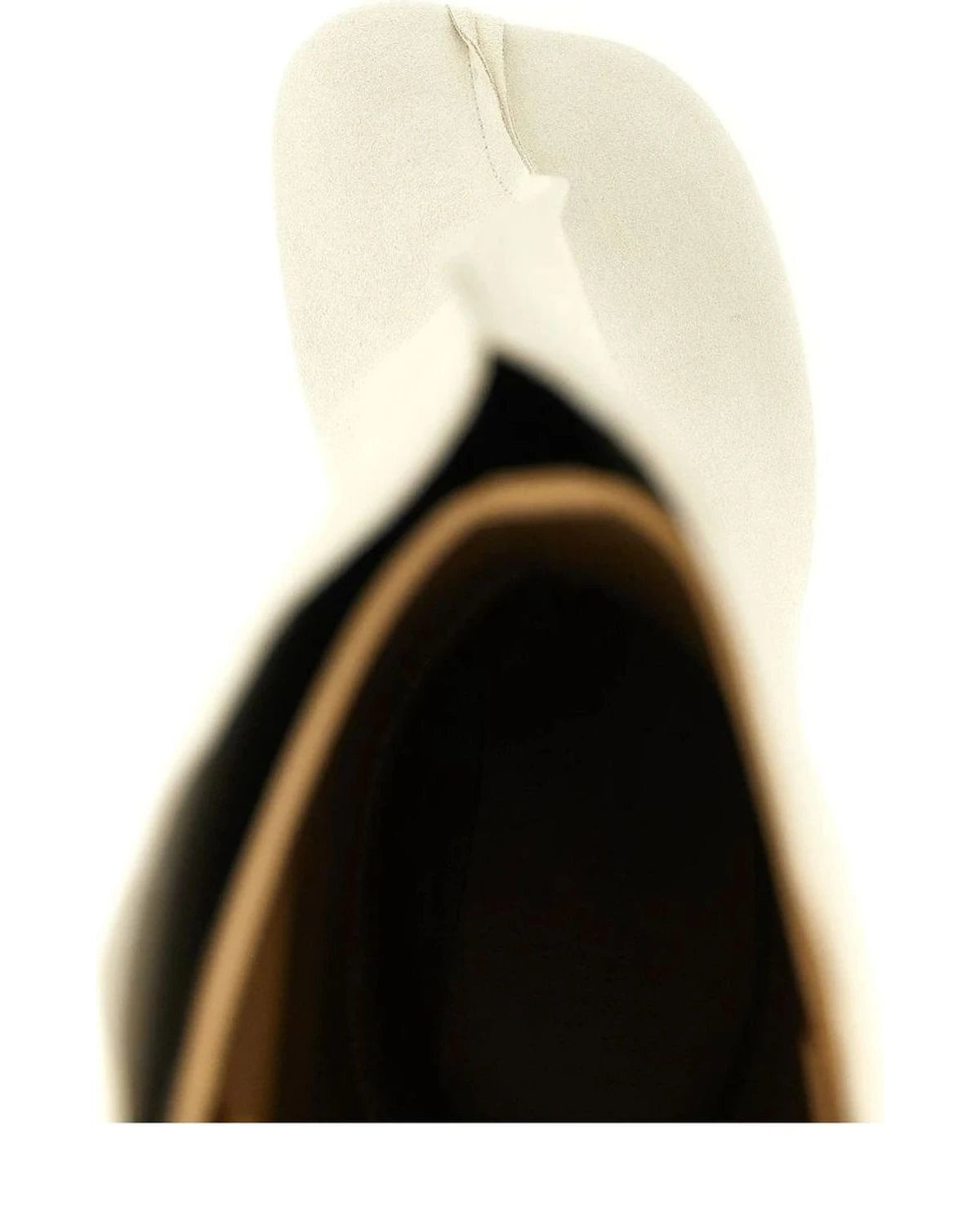 MM6 Maison Margiela Knee High Boots in white, Cow Leather — view 4