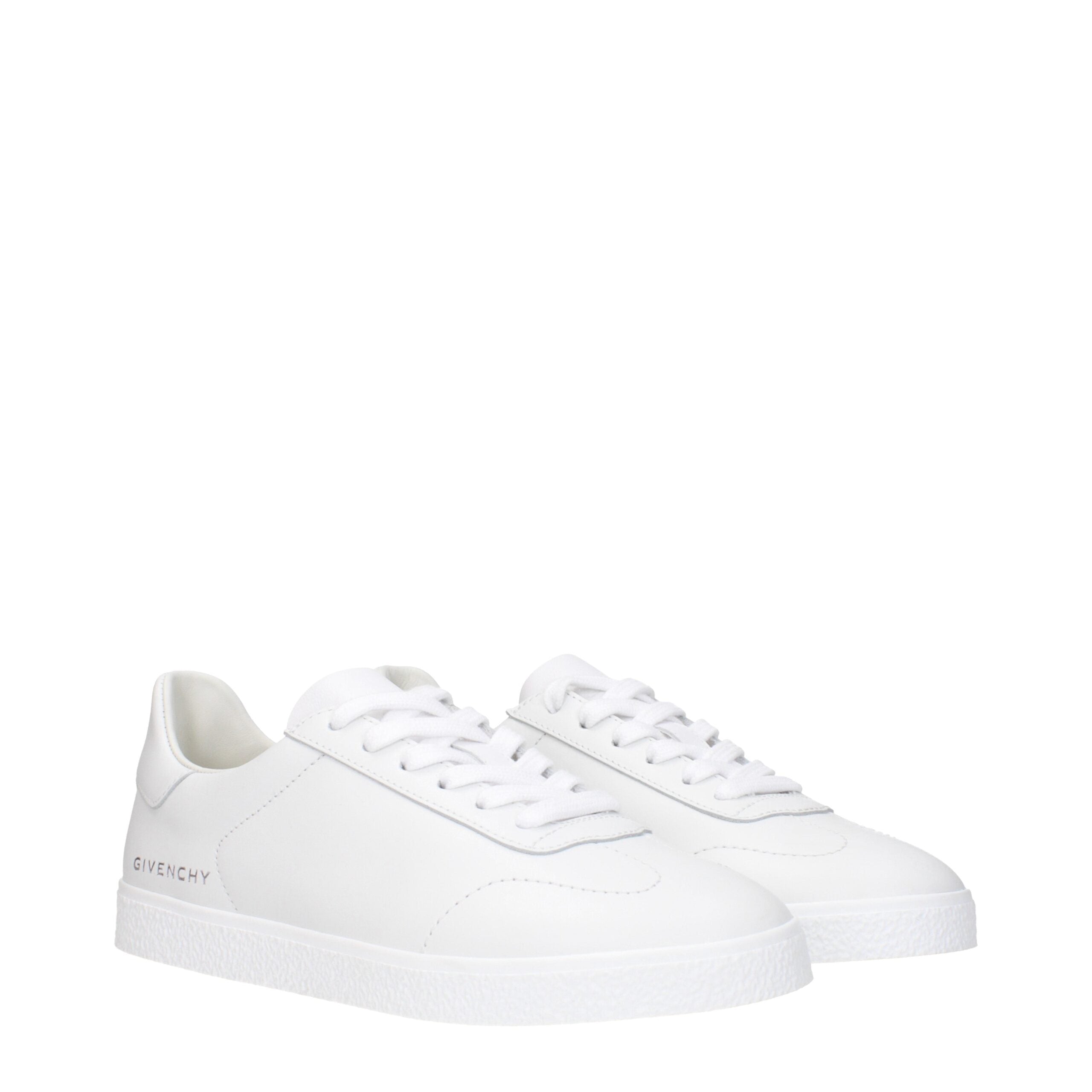 Givenchy White Leather Low Top