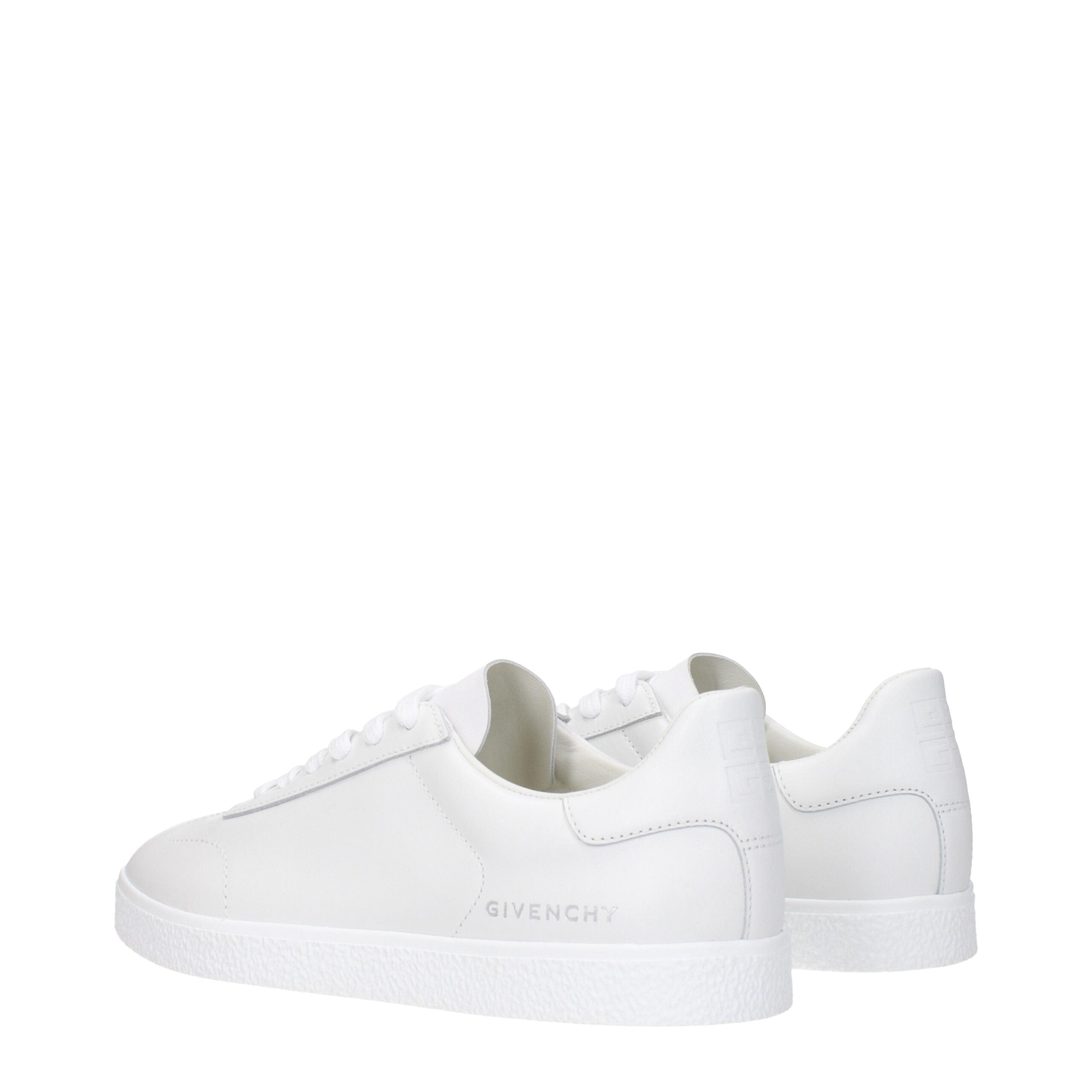 Givenchy White Leather Low Top