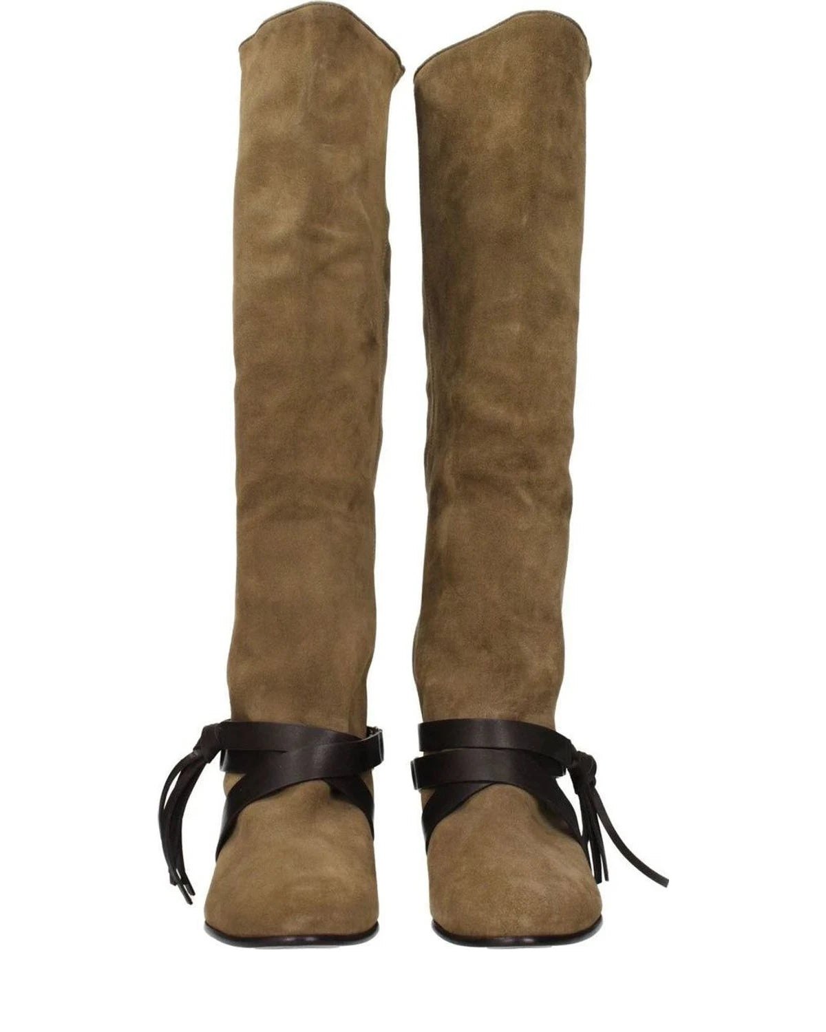 Isabel Marant Knee High Boots in green — view 3