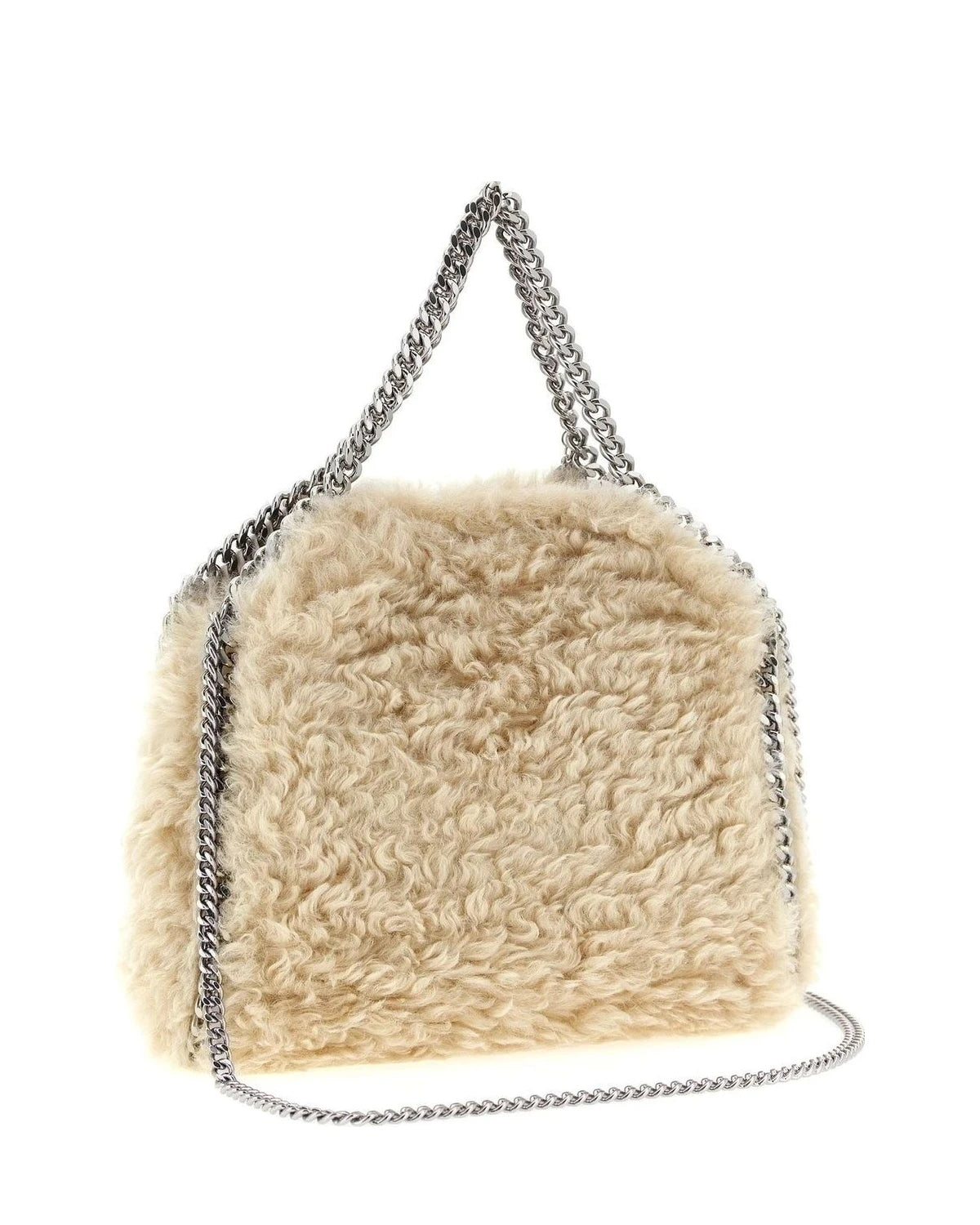 Stella McCartney Satchel Bag in beige, Polyester — view 2