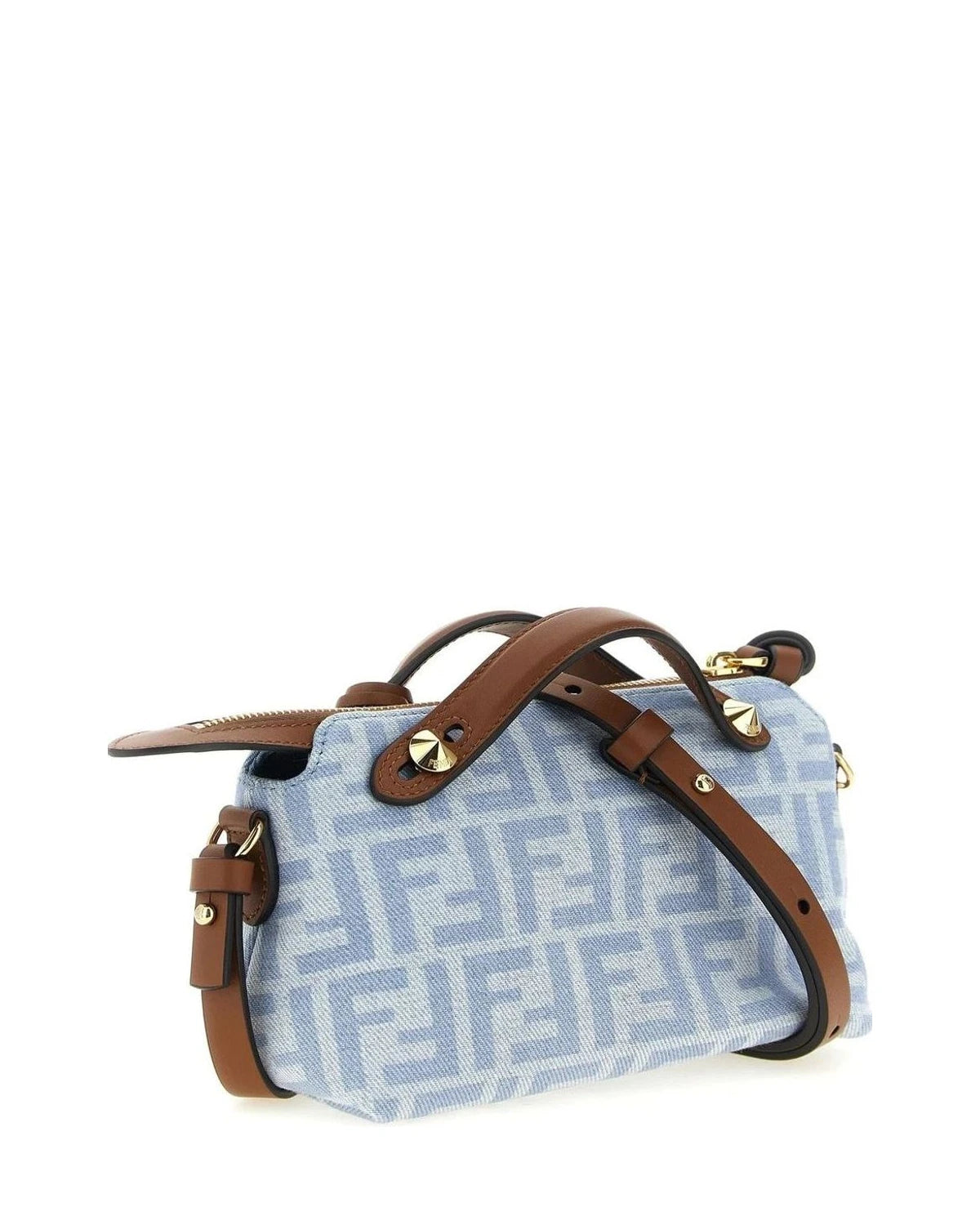 Fendi Baguette Handbag in blue, Cotton โ view 2