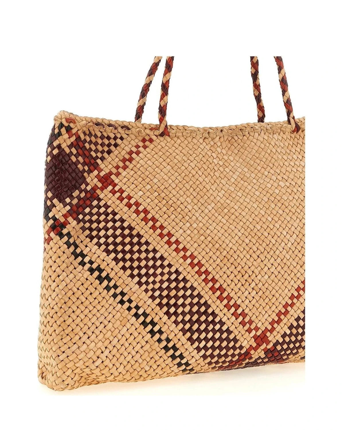 Dragon Diffusion Tote Bag in multicolor, Calfskin Leather — view 3