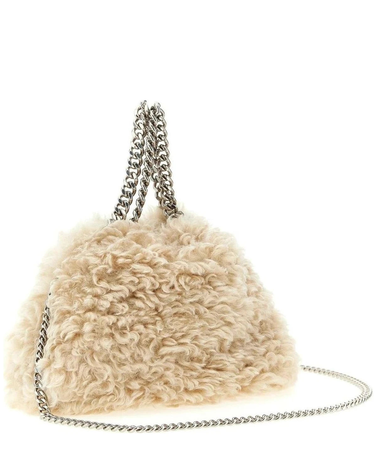Stella McCartney Hobo Bag in beige, Polyester — view 2