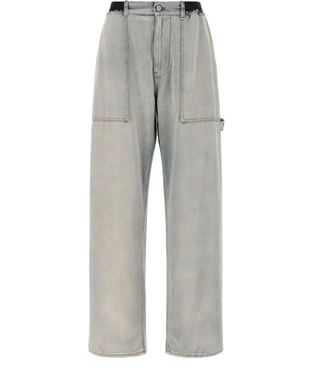 MM6 Maison Margiela Jean in blue, Cotton