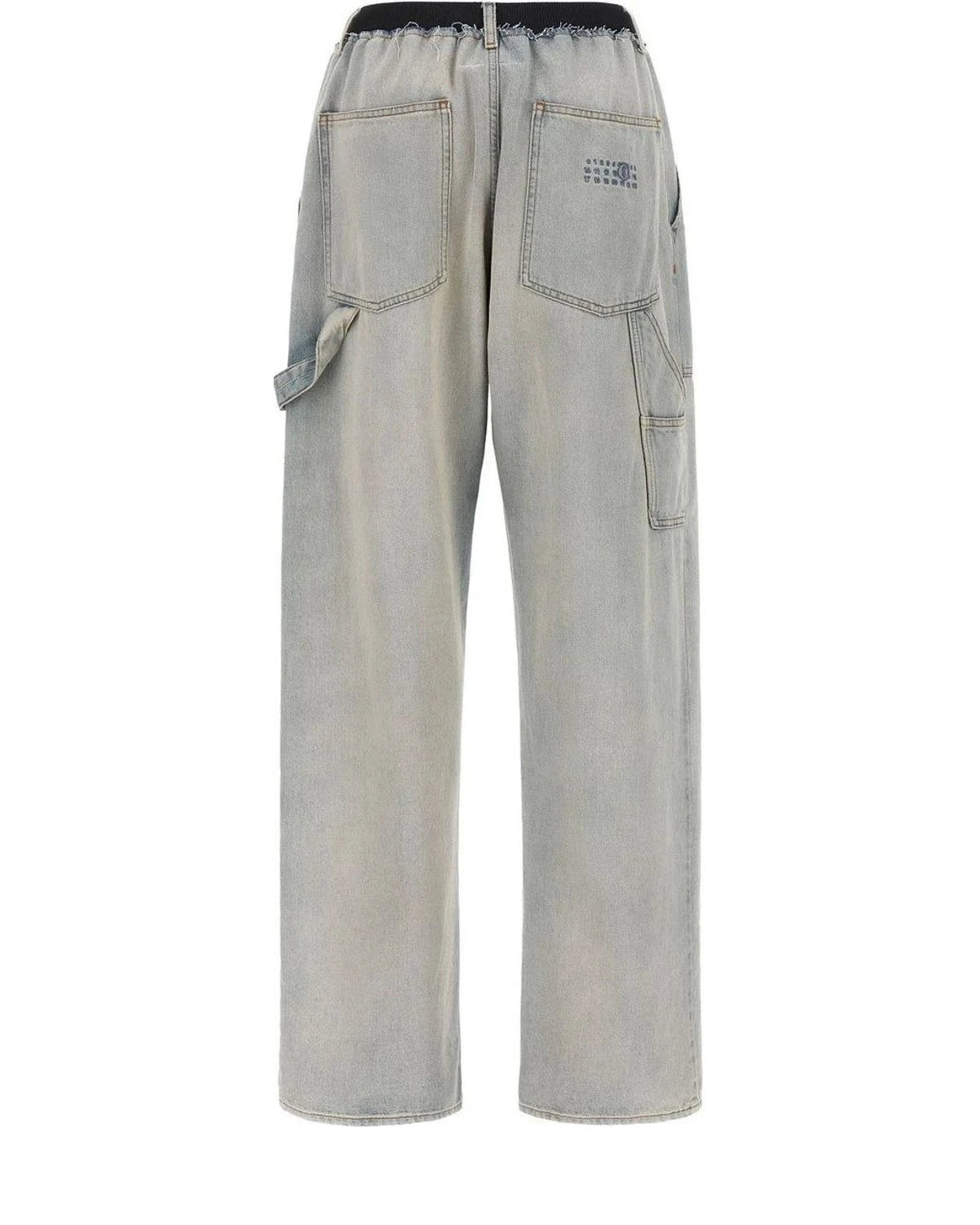 MM6 Maison Margiela Jean in blue, Cotton — view 2