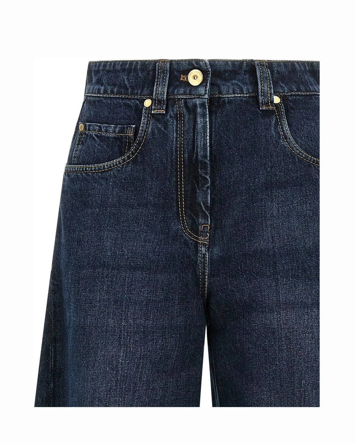 Brunello Cucinelli Jean in blue, Cotton — view 3