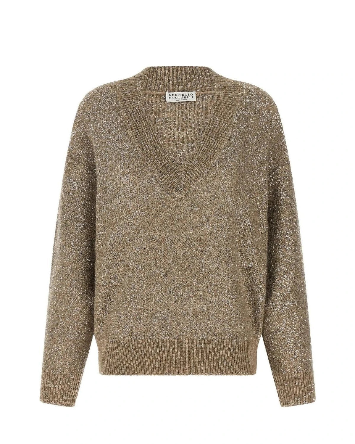 Brunello Cucinelli Sweater in beige, Polyamide