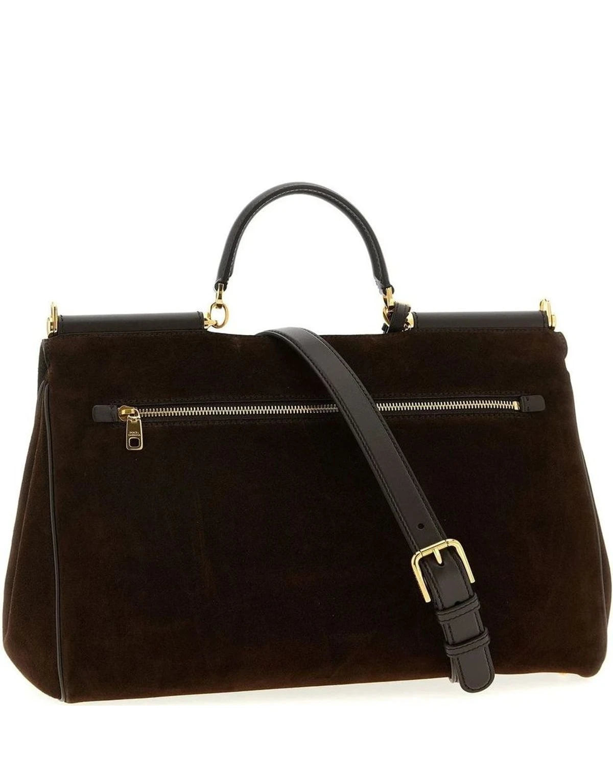 Dolce & Gabbana Satchel Bag in brown, Pvc — view 2