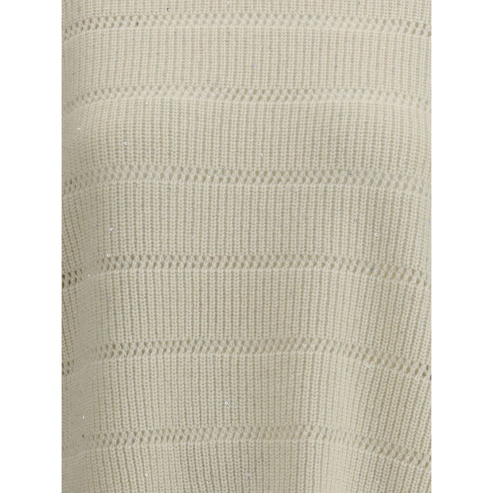Brunello Cucinelli Wool Dazzling Cashmere and Sweater