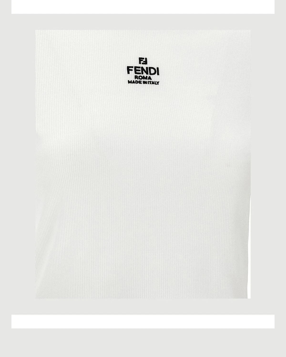 Fendi T-Shirt in white, Cotton — view 4