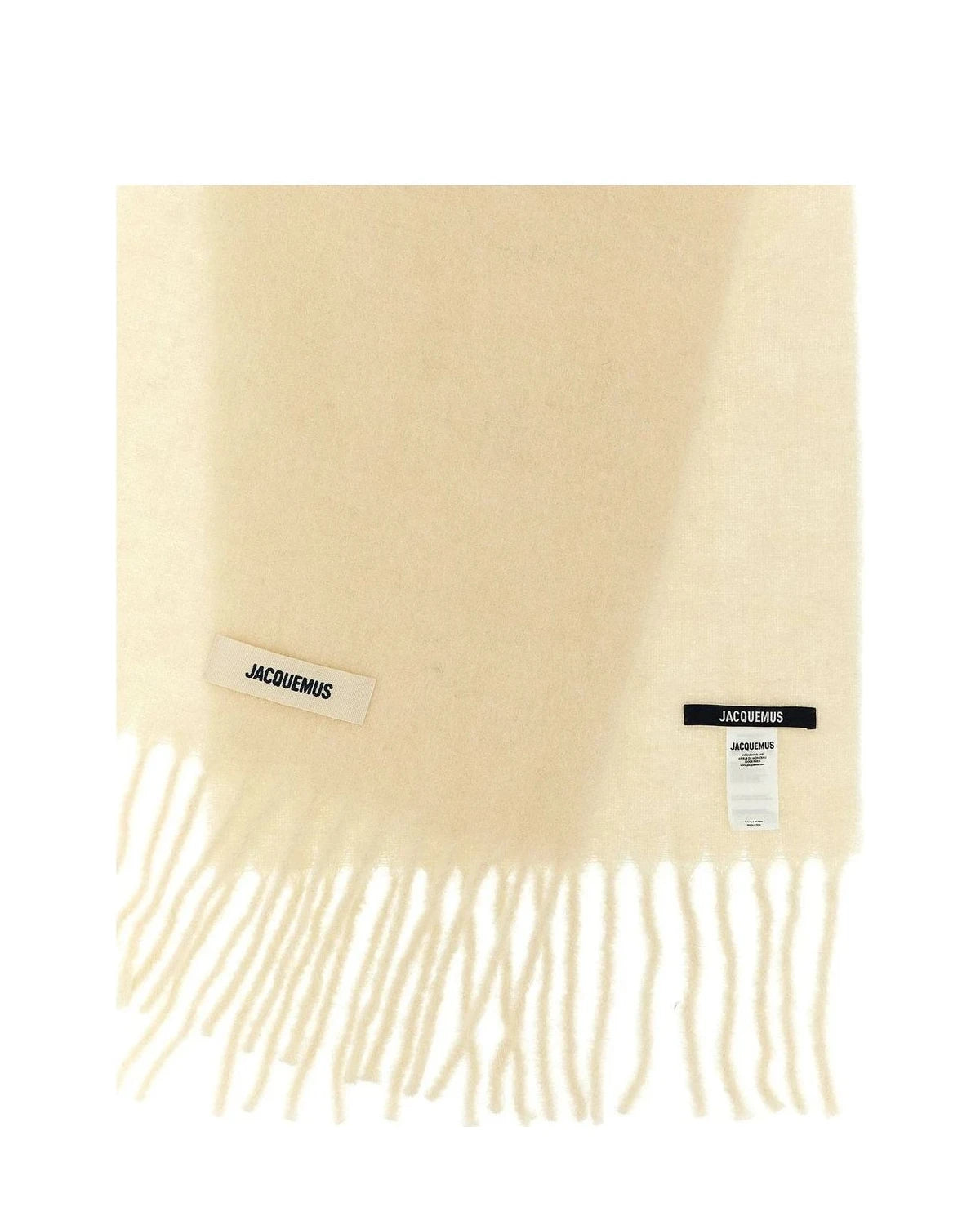 Jacquemus Scarves & Shawl in white, Alpaca — view 3